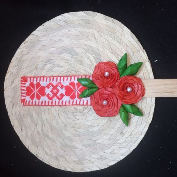 New Mexican fan handmade flowers - Picture 2 of 3